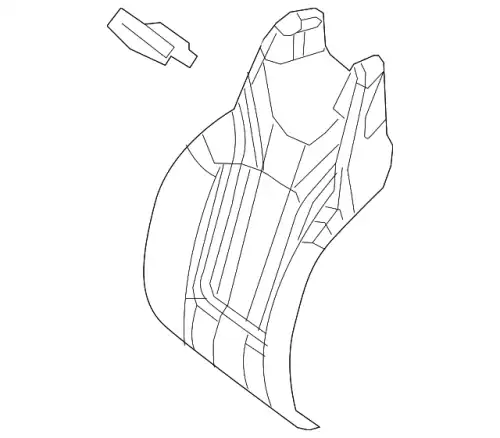 COVER FRONT SEAT BACKREST 21791031007N31 MB