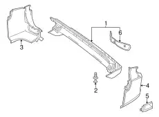 BUMPER RR 90688041719B51 MB