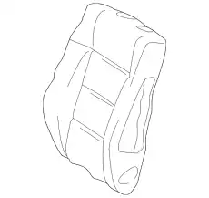 COVER FRONT SEAT BACKREST 21891028479F17 MB