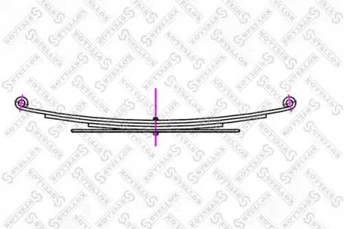 Рессора подвески STELLOX 12-00115-SX