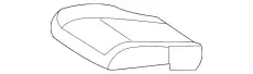 FRONT SEAT CUSHION 22191064038L53 MB
