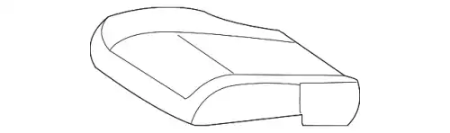 FRONT SEAT CUSHION 22191064038L53 MB