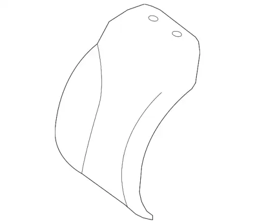 COVER FRONT SEAT BACKREST 22291073338Q58 MB