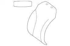 COVER FRONT SEAT BACKREST 22291092071B55 MB