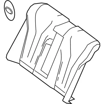 COVER REAR SEAT BACKREST 22292083119E43 MB