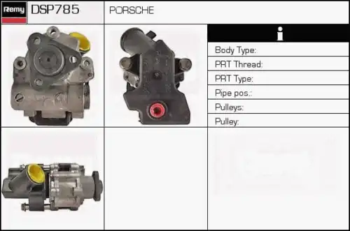 Насос гидроусилителя руля DELCO REMY DSP785