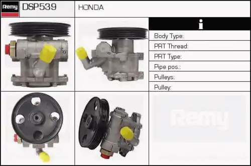 Насос гидроусилителя руля DELCO REMY DSP539