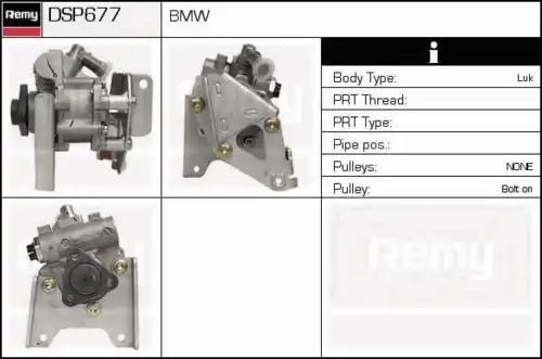 Насос гидроусилителя руля DELCO REMY DSP677