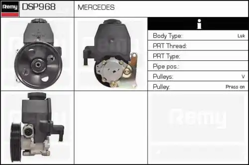 Насос гидроусилителя руля DELCO REMY DSP968