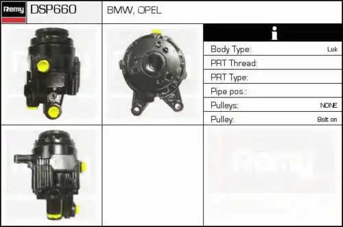 Насос гидроусилителя руля DELCO REMY DSP660
