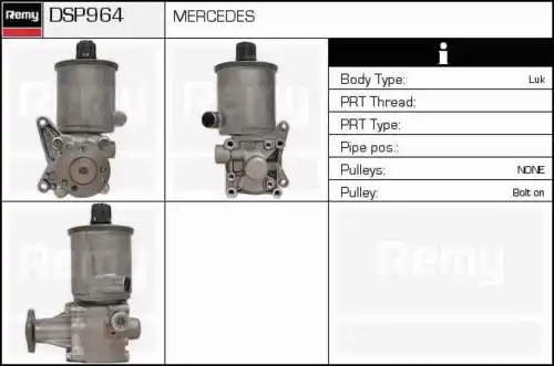 Насос гидроусилителя руля DELCO REMY DSP964