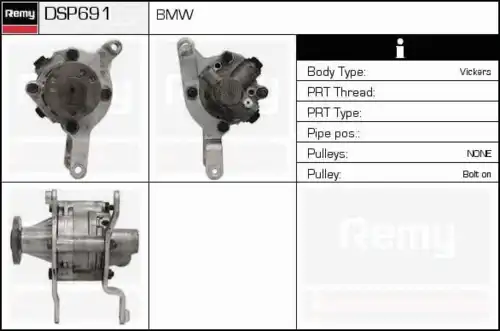 Насос гидроусилителя руля DELCO REMY DSP691