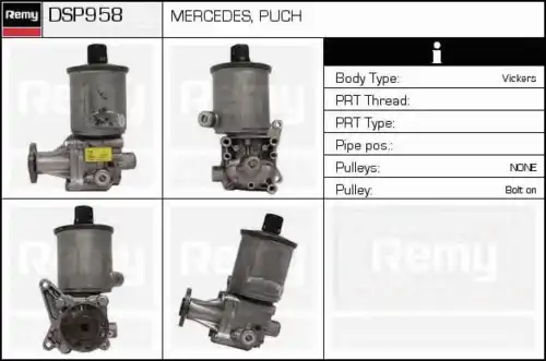 Насос гидроусилителя руля DELCO REMY DSP958