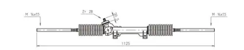 Рулевая рейка GENERAL RICAMBI PE4006