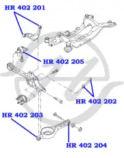 HR 402 202 - Hanse Сайлентблок
