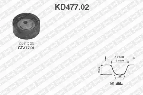 Деталь KD47702 NTN