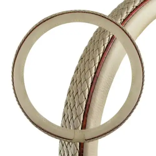 Оплетка SKYWAY Modern-2 M Бежевая экокожа S01102256