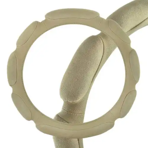 Оплетка подушечек бежевая замша S01101037 SKYWAY