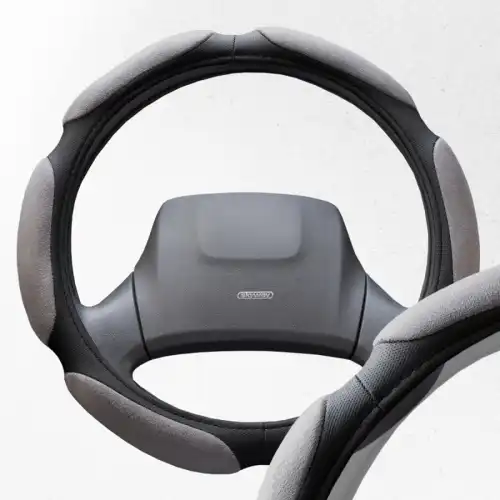 Оплетка подушечек черносерая замша S01101069 SKYWAY