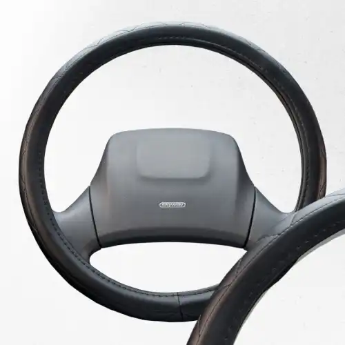 ОПЛЕТКА SKYWAY HIT-2 L ЧЕРНАЯ ЭКОКОЖА S01102024