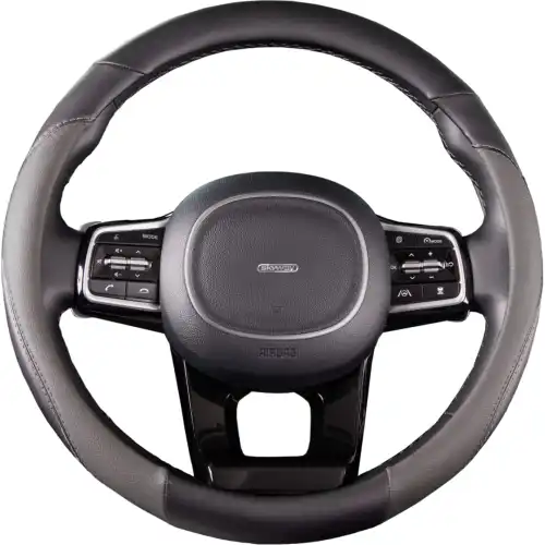 ОПЛЕТКА SKYWAY COMBO-6 M ЧЕРНО/СЕРАЯ ЭКОКОЖА S01102291