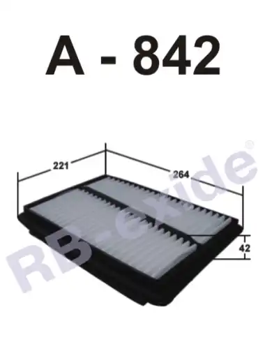 Фильтр воздушный A842 RB-EXIDE