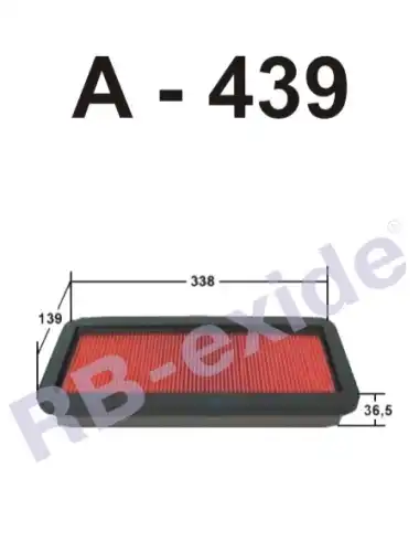 Фильтр воздушный RB-EXIDE A439