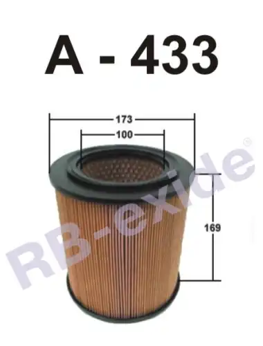 Фильтр воздушный RB-EXIDE A433