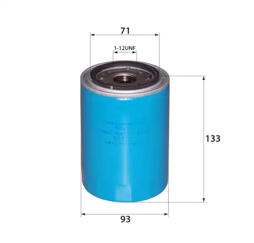 Фильтр масляный RB-EXIDE C226