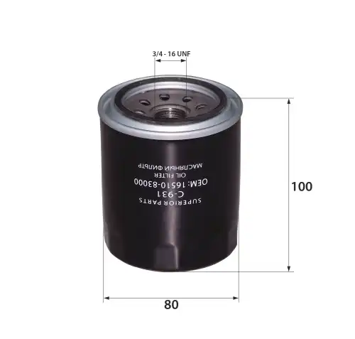 Фильтр масляный RB-EXIDE C931