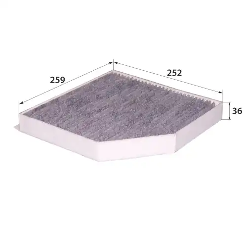 Салонный фильтр RB-EXIDE AC831EC
