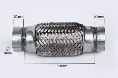 Гофра глушителя ASAM 33744 L= d=