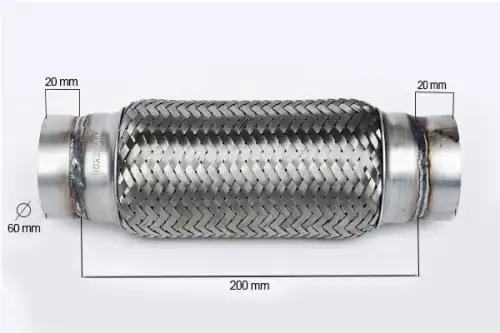 Гофра глушителя ASAM 33754 L= d=