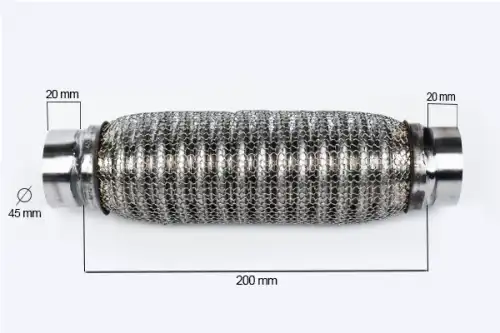 Гофра глушителя ASAM 33758 L= d=