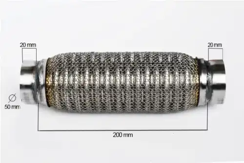 Гофра глушителя ASAM 33762 L= d=