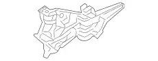 30661075 кронштейн, правый, задний VOLVO