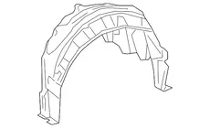 Подкрылок TOYOTA / LEXUS 6563833120