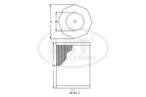 Фильтр АКПП SCT SG1093