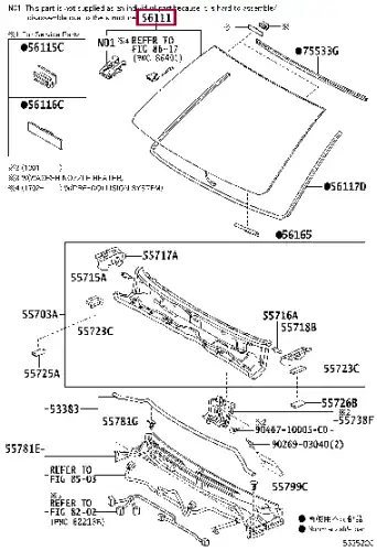 Автокомпонент 561016A908 TOYOTA / LEXUS