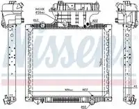 Радиатор кондиционера (конденсатор) NISSENS 628756
