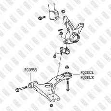Рычаг подвески FIXAR FQ0882R