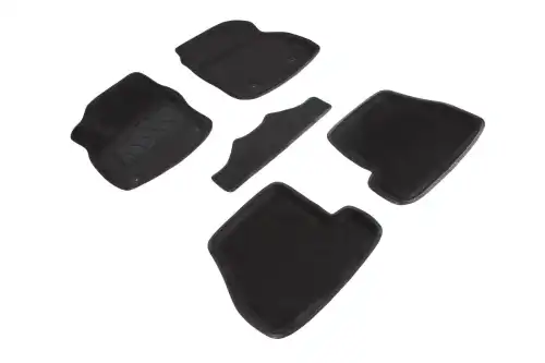 Коврики в салон SEINTEX 89097 Ford Focus 2015-2019 5 шт., черный