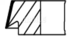 Кольца поршневые MAHLE 504 37 N0
