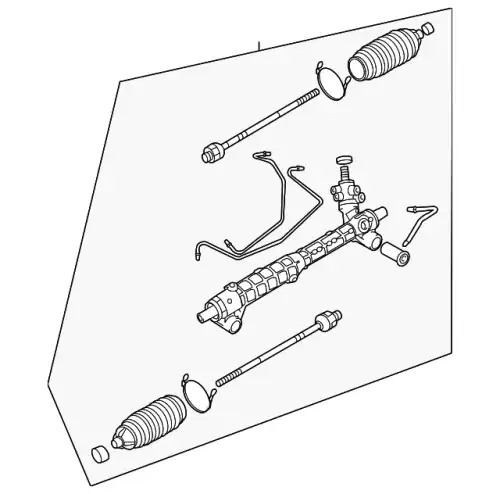 Рейка рулевая 4858065J52 SUZUKI