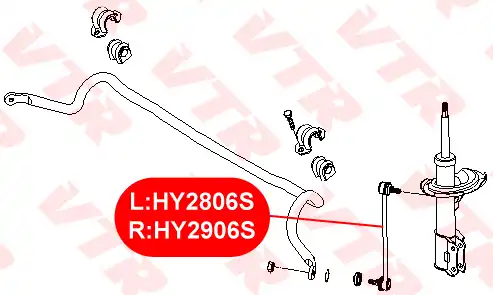 Тяга стабилизатора VTR HY2806S