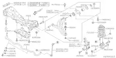 901660034 БОЛТ МЕТАЛЛИЧЕСКИЙ SUBARU