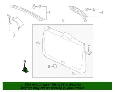 Ручка двери HONDA 84441T0AA21ZB