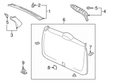 Ручка двери HONDA 84441T0AA21ZB