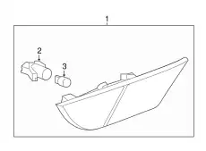 LAMP ASSY, TURN SIGNAL 33850THRA01 HONDA