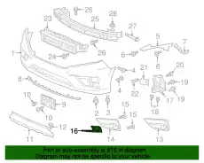 BRACKET, FOG LAMP 71103THRA00 HONDA